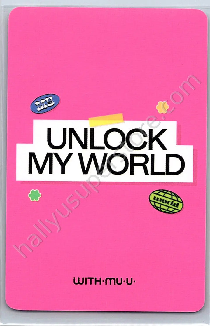 fromis_9 - Jiwon - Unlock My World fansign withmuu