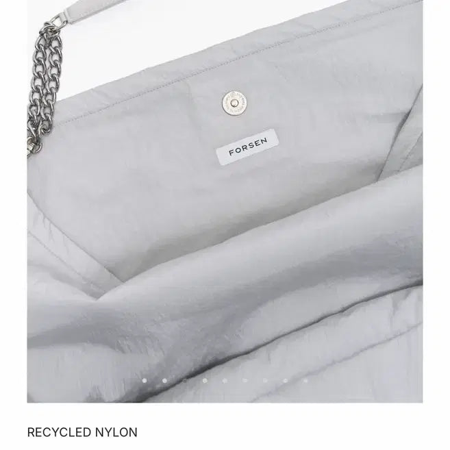 [BUNJANG] Fosèn Chain Hobo Bag Gray / 포센 체인 호보백 그레이