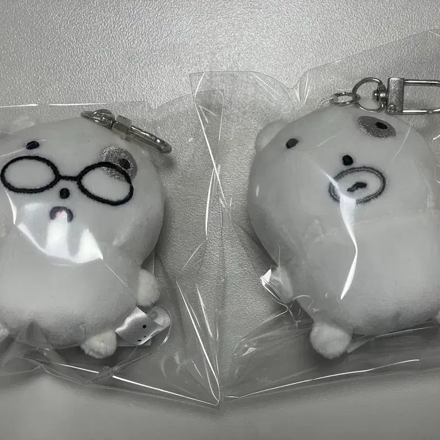 [SOLD OUT] 2종 세트 눈멍냥이 눈멍이 체력고갈 안경잽이 인형 키링