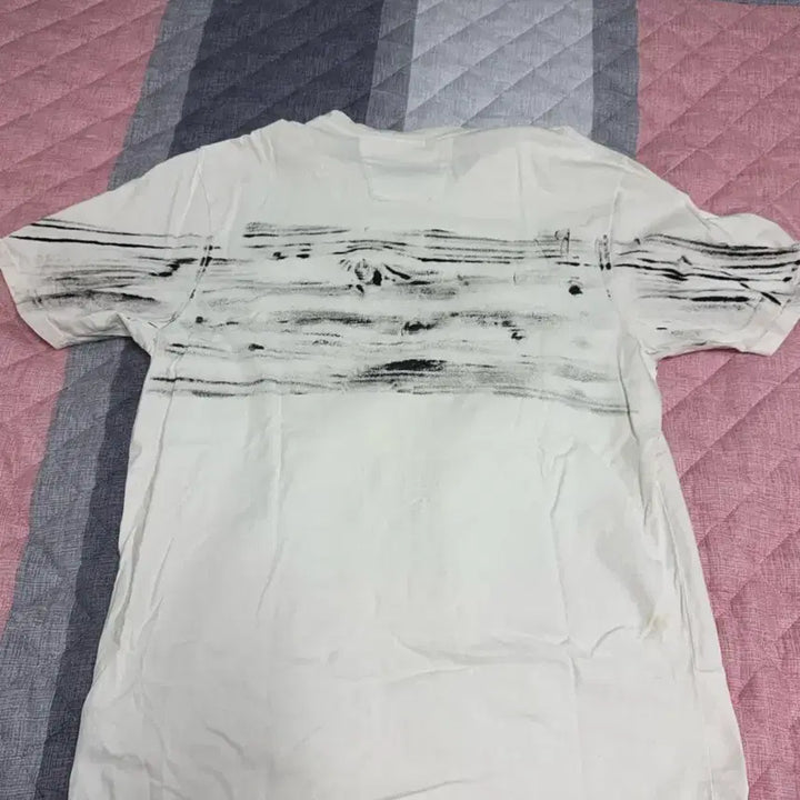 [BUNJANG] C.P. Company Metropolis White Printing T-Shirt XL / CP컴퍼니 메트로폴리스 화이트 프린팅 반팔티셔츠(XL)