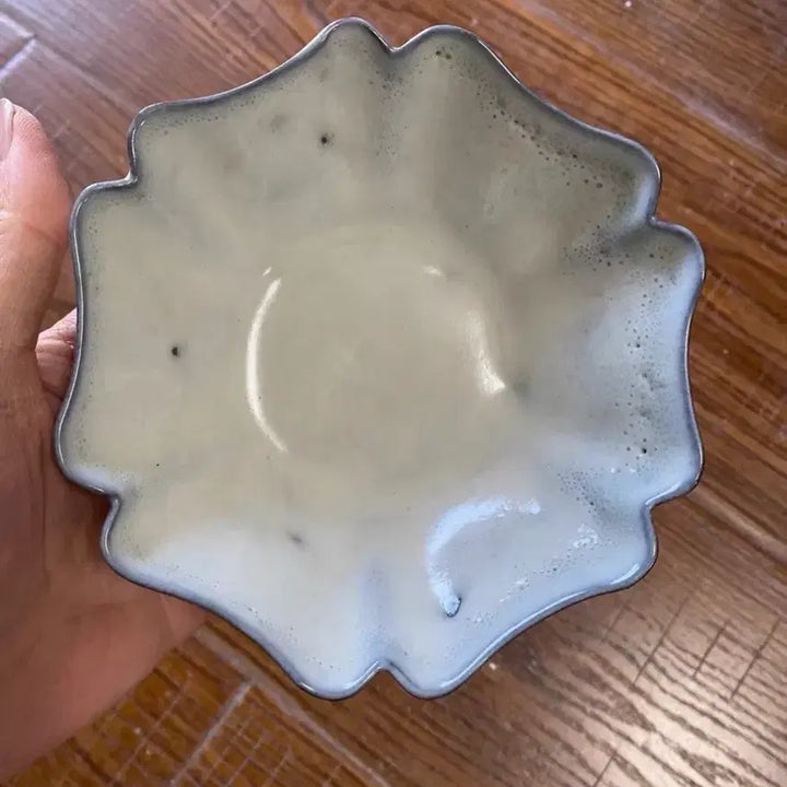 [BUNJANG] Qing Dynasty Early Longquan Celadon Hexagonal Plate / 진품 청나라초기 용천요(운송시간12일) 요지품
