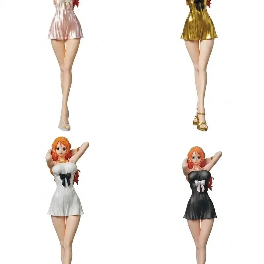 [BUNJANG] One Piece Glitter &amp; Glamours Nami Figure Set (4 Variants) / 원피스  Gliter&amp;Glamours 나미 피규어 4종 세트