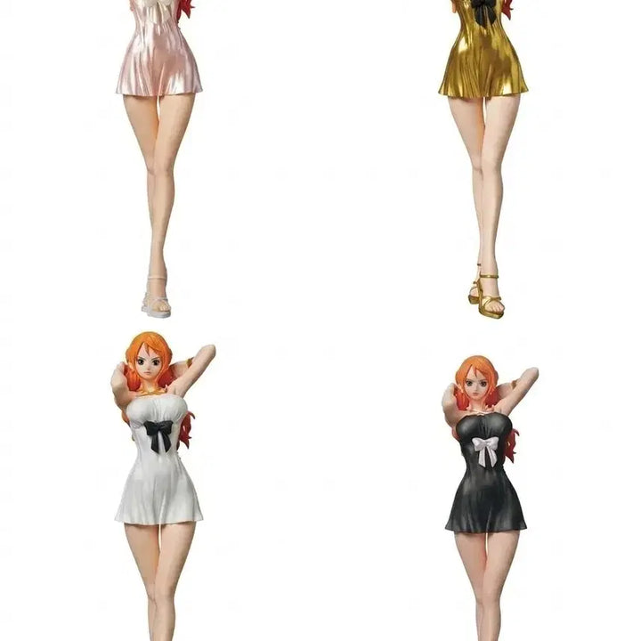 [BUNJANG] One Piece Glitter &amp; Glamours Nami Figure Set (4 Variants) / 원피스  Gliter&amp;Glamours 나미 피규어 4종 세트