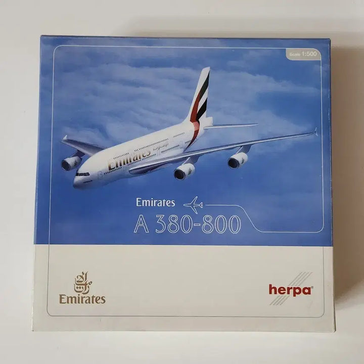 [BUNJANG] Herpa Emirates A380-800 Aircraft Model 1:500 Scale Diecast / Herpa Emirate A380-800 항공기 모형