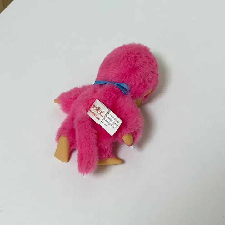 [BUNJANG] Monchhichi Pink Doll Keychain / 몬치치 핑크 인형 키링