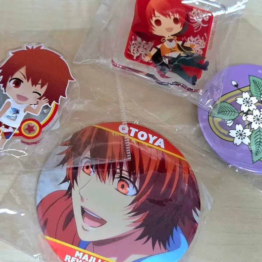 [BUNJANG] UtaPri Otoya Can Badge &amp; Acrylic Clip Bundle Set / 우타프리 오토야 캔뱃지 아크릴집개 전체 일괄