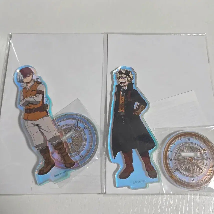 [BUNJANG] My Hero Academia Todoroki Shoto &amp; Bakugo Katsuki Steampunk Acrylic Standee Bundle Set (Sealed) / [미개봉 일괄] 히로아카 토도로키 쇼토, 바쿠고 카츠키 스팀펑크 아크릴