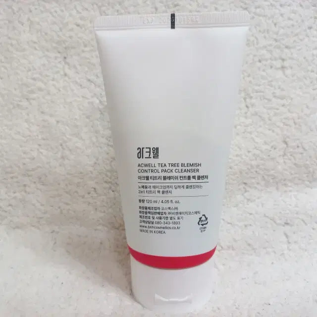 [BUNJANG] Acwell Teatree Blemish Control Pack Cleanser 120ml / 아크웰 티트리 블레미쉬 컨트롤 팩 클렌저 120ml