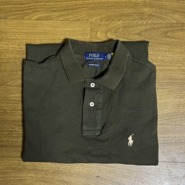 [BUNJANG] Polo Ralph Lauren Custom Slim Fit Mesh Polo Shirt Olive M / 폴로 커스텀슬림핏 메시 폴로 셔츠 올리브 M
