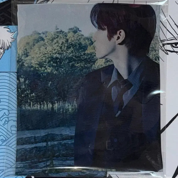 [BUNJANG] RIIZE Goyo &amp; Wave Exhibition Sungchan Fabric Chiffon Poster / 라이즈 고요와 파동 전시회 MD 성찬 패브릭 쉬폰 포스터