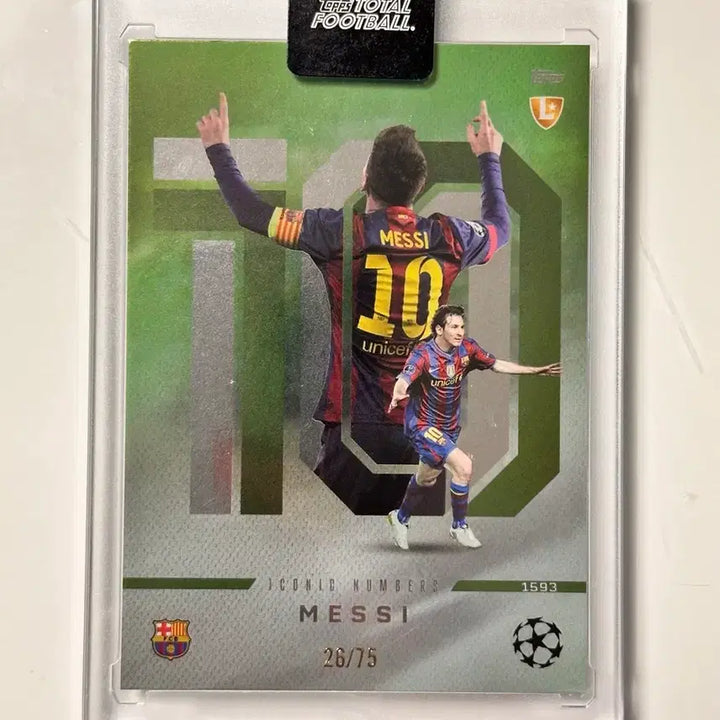 [BUNJANG] Tops Total Football Messi Limited Edition Card 