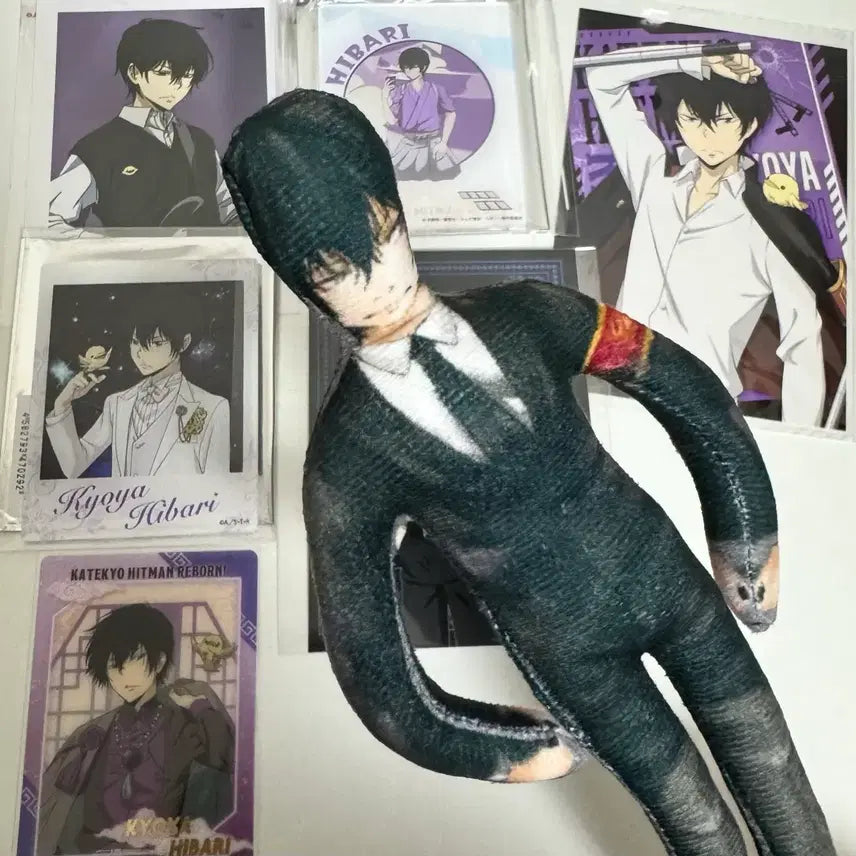 [BUNJANG] Hibari Kyoya Figure / 가히리 가정교사히트맨리본 히바리 쿄야 포카 이상하게 웃긴 인형