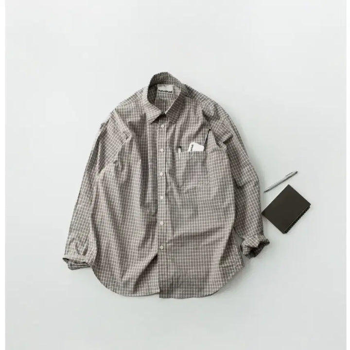 [SOLD OUT] 해브해드 클래식 컴포트 체크셔츠 브라운 2