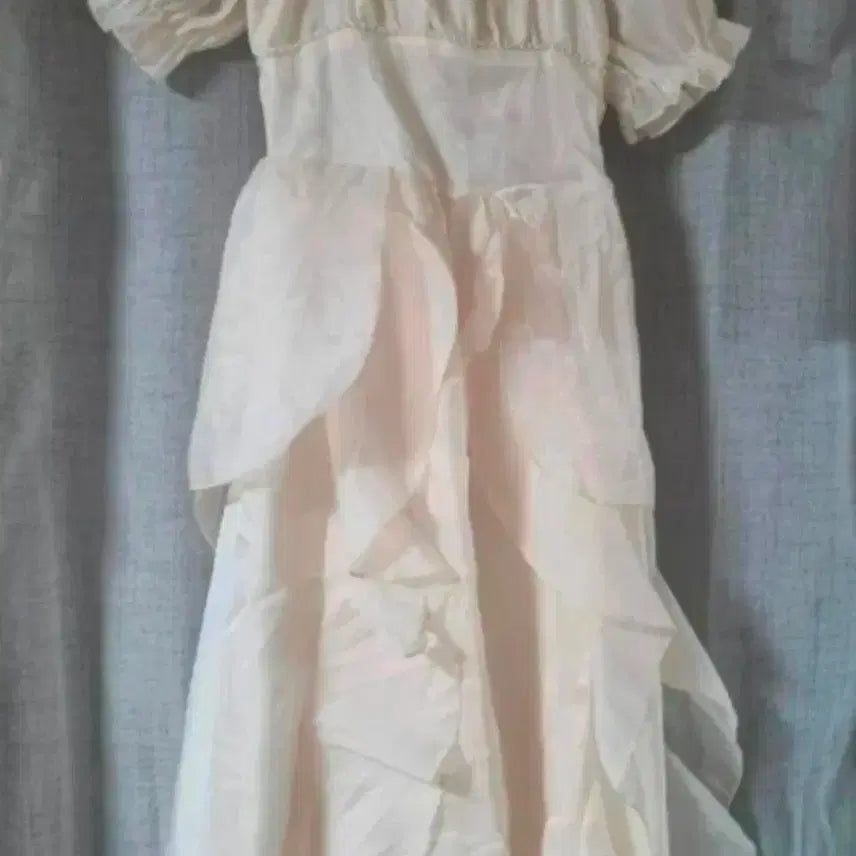 [BUNJANG] Ivory Lace Long Dress L Size / 아이보리 레이스 롱 드레스 컨셉촬영 코스프레 졸업사진 L사이즈