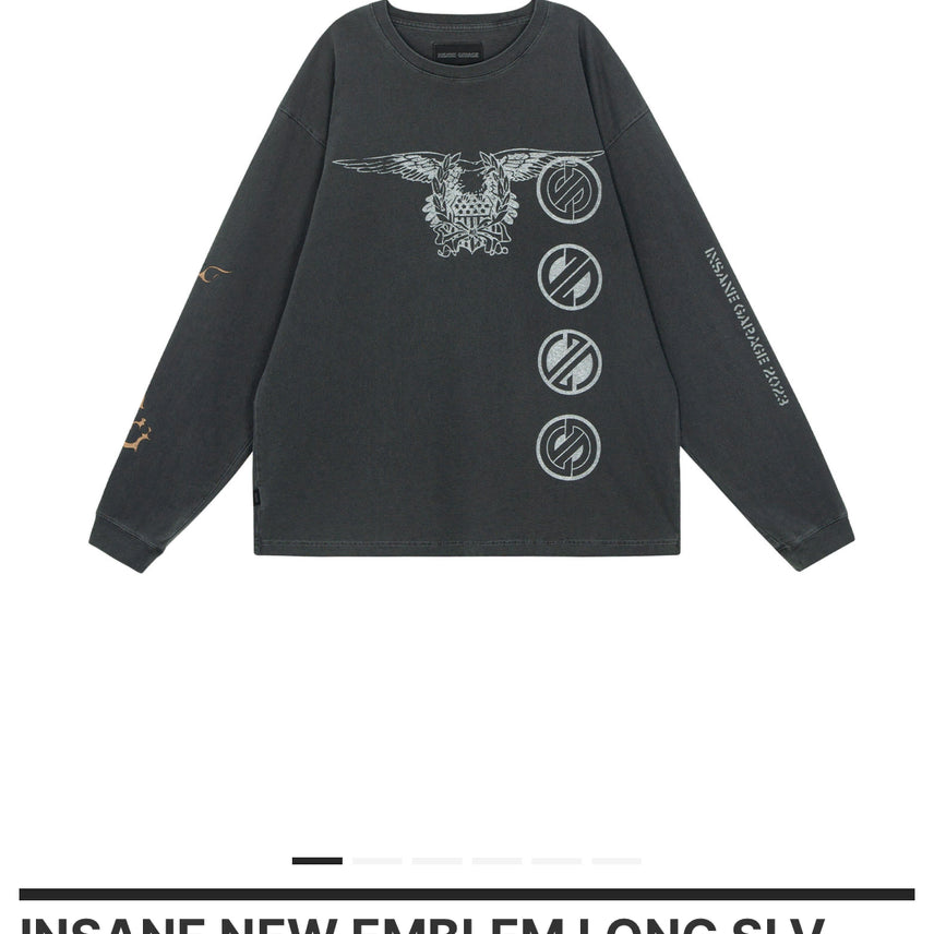 [BUNJANG] Insane Garage Long Sleeve Size 2 / 인세인개러지 롱슬리브 2