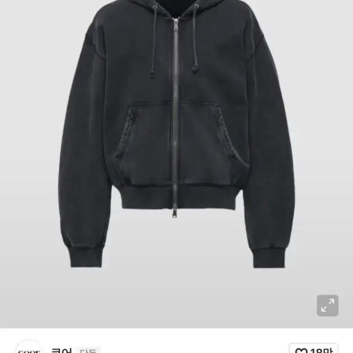 [BUNJANG] COOR Garment Dyed Hooded Zip-up M Size / 쿠어 가먼트 다잉 후드집업 m사이즈