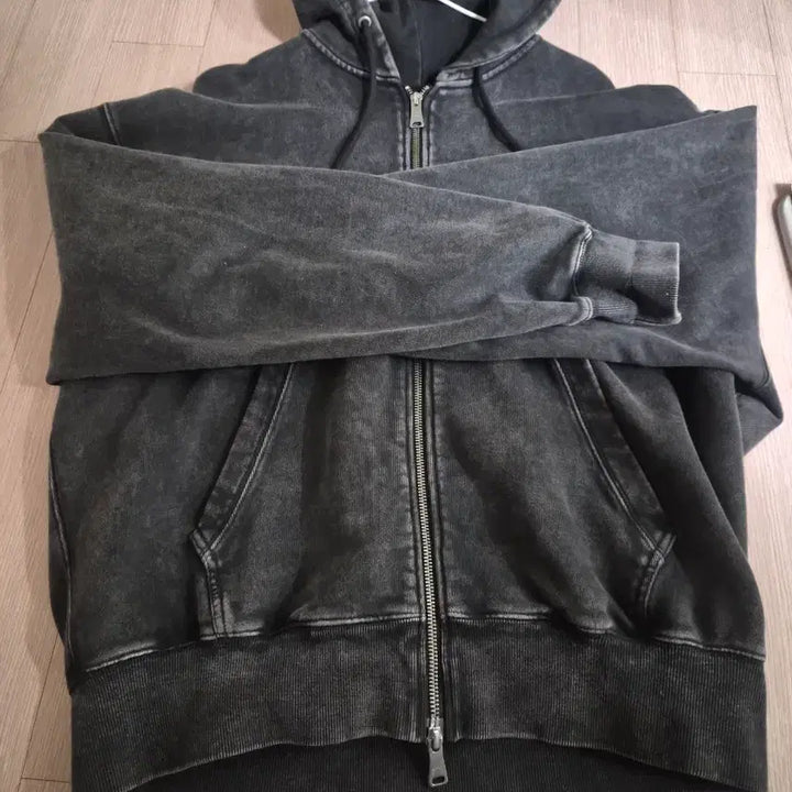[BUNJANG] COOR Garment Dyed Hooded Zip-up M Size / 쿠어 가먼트 다잉 후드집업 m사이즈