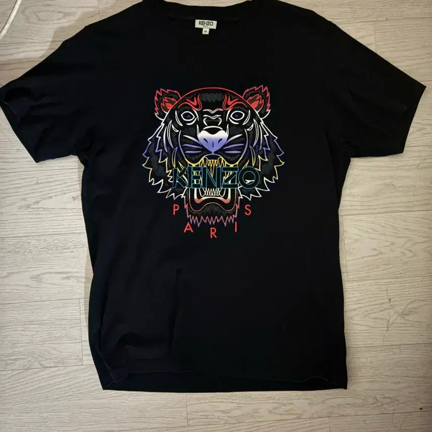 [BUNJANG] Kenzo Black Tiger T-Shirt Medium / KENZO 겐조 블랙 타이거 반팔티 M