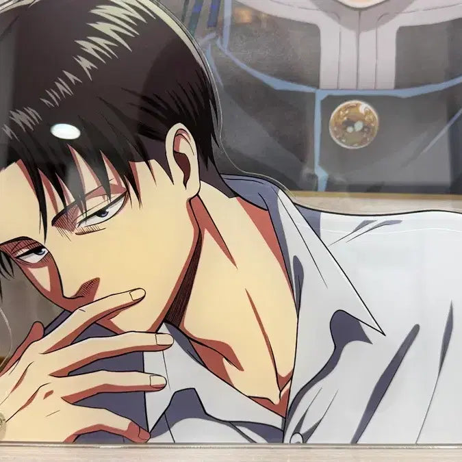 [BUNJANG] Attack on Titan Levi Resting Extra Large Acrylic Board / 정품)진격의 거인 리바이 휴식 특대 아크릴 보드