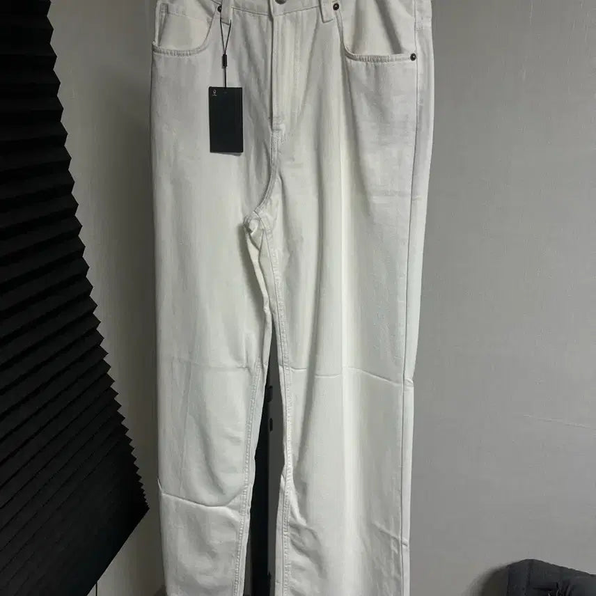 [BUNJANG] Massimo Dutti Wide White Denim Pants / [새상품] 마시모두띠 와이드 화이트 데님 42(32)