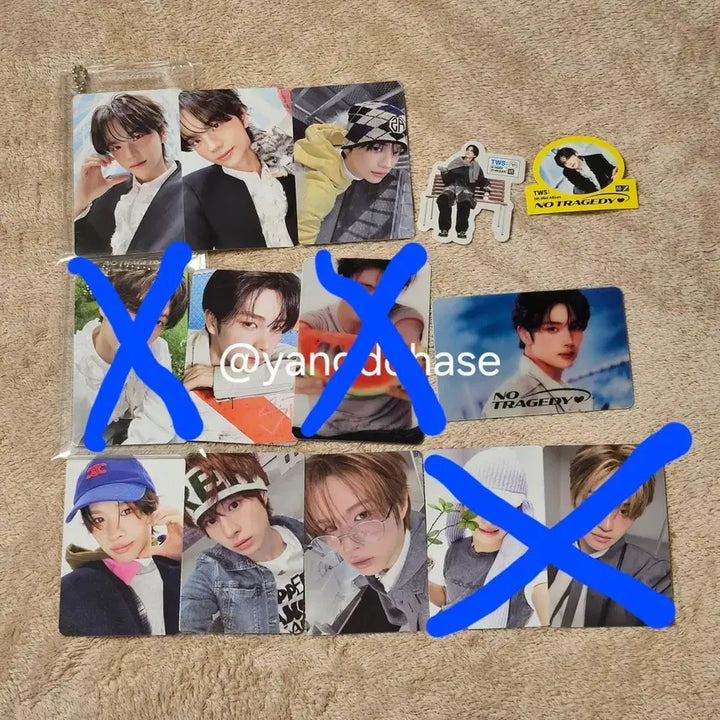 [BUNJANG] TWS NO TRAGEDY Bundle Set Photocard Shinyu, Youngjae, Jihoon, Kyeongmin / 투어스 포카 NO TRAGEDY 일괄 신유 영재 경민