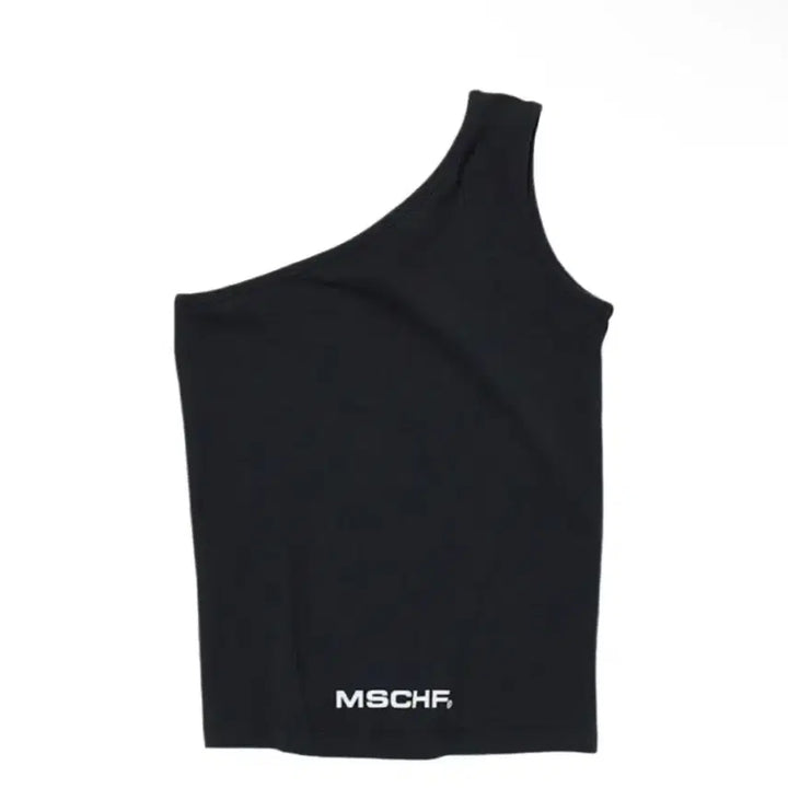 [BUNJANG] Mischief Rhombus One Shoulder Top Black M / 미스치프 롬버스 원 숄더 탑 블랙 M 슬리브리스 튜브탑