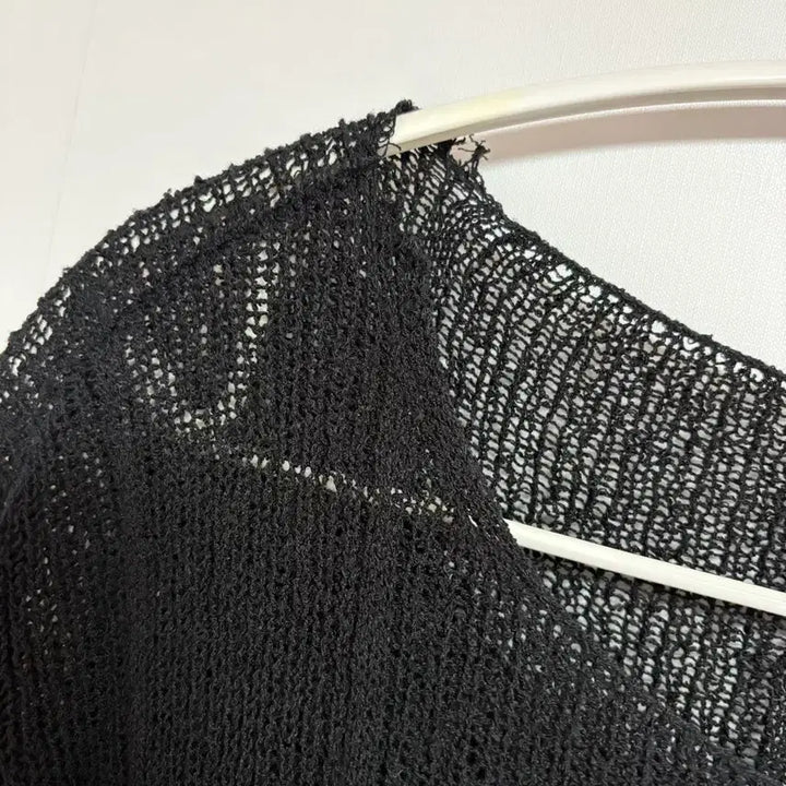 [BUNJANG] Black See-through Long Sleeve Knit / 옷장정리!!! 블랙 시스루 긴팔 니트