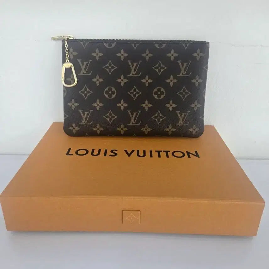 [BUNJANG] Louis Vuitton Key Pouch M Monogram Clutch Bag / 루이비통 가방 키 파우치 M 클러치백