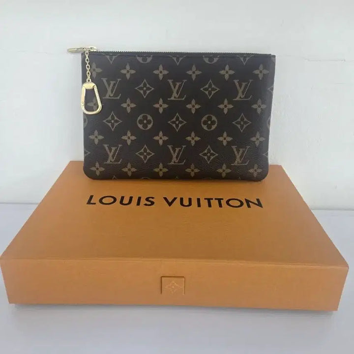 [BUNJANG] Louis Vuitton Key Pouch M Monogram Clutch Bag / 루이비통 가방 키 파우치 M 클러치백