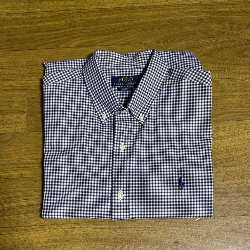 [BUNJANG] Polo Ralph Lauren Slim Fit Checkered Shirt - Medium / 폴로 슬림핏 체크 셔츠 M