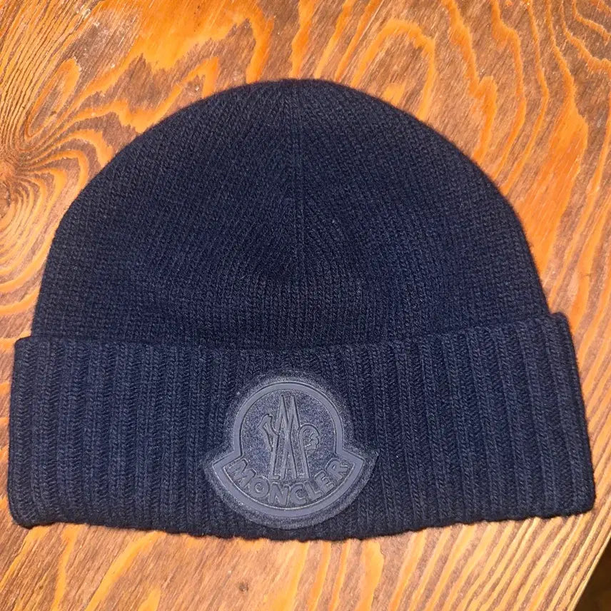 [BUNJANG] Moncler Navy Beanie / 몽클레어 네이비 비니