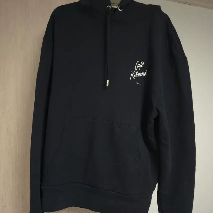 [BUNJANG] Maison Kitsuné Café Black Hoodie / 메종키츠네 카페 블랙 후드티