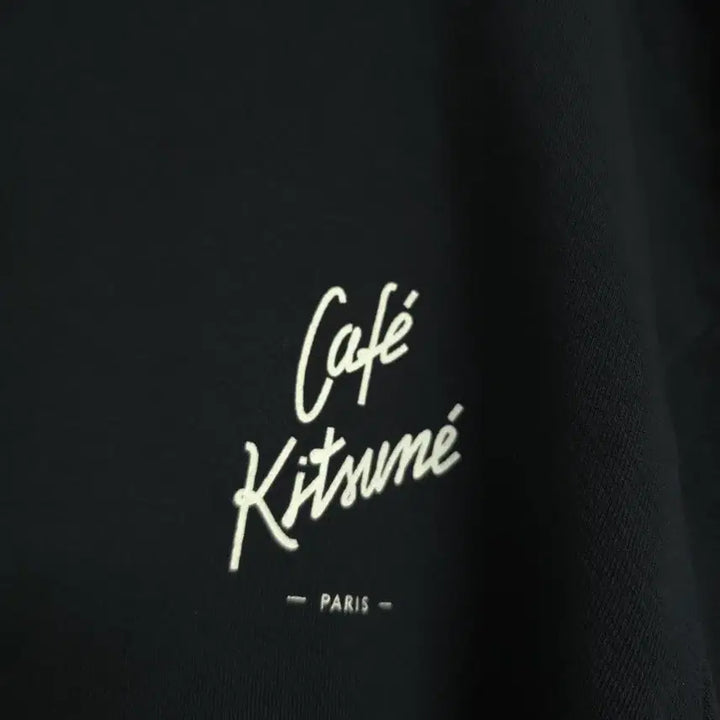 [BUNJANG] Maison Kitsuné Café Black Hoodie / 메종키츠네 카페 블랙 후드티