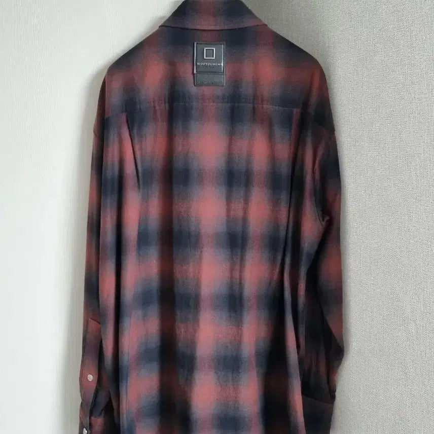 [BUNJANG] Wooyoungmi Ombre Check Shirt / 우영미 옴브레 체크셔츠