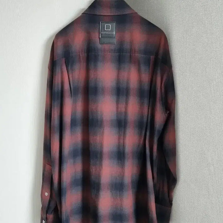 [BUNJANG] Wooyoungmi Ombre Check Shirt / 우영미 옴브레 체크셔츠