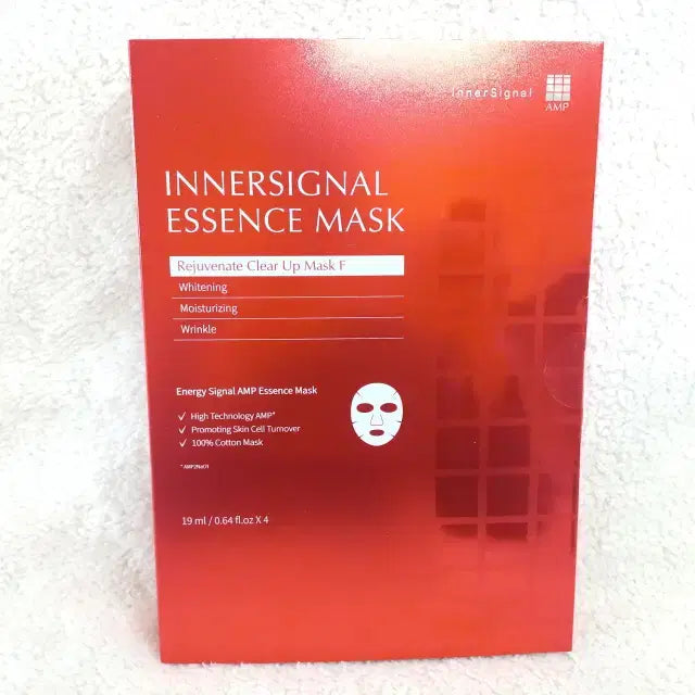 [BUNJANG] Innersignal Rejuve Nate Clear Up Mask (4 Sheets) / 이너시그널 리쥬브네이트 클리어업 마스크 에프 4매입