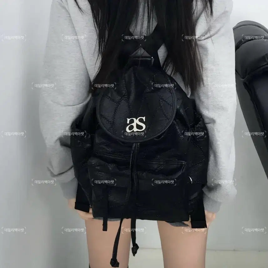 [BUNJANG] as"on Bennett Backpack Black / 애즈온 as"on 베넷 백팩 블랙