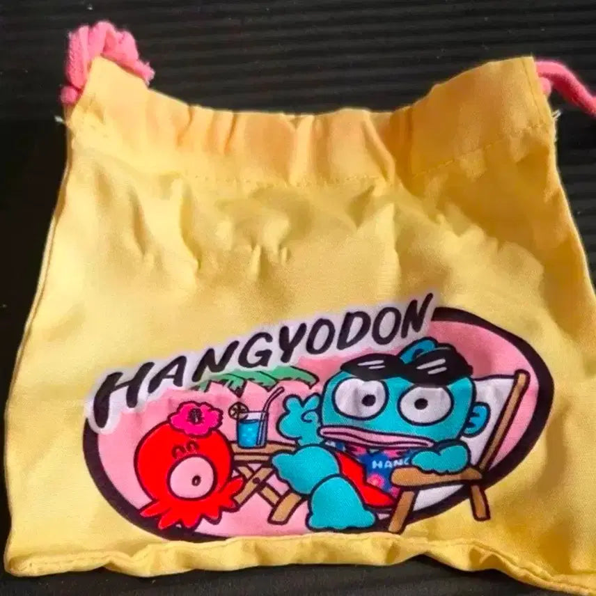 [BUNJANG] Sanrio Hangyodon Yellow Pouch Gacha / 산리오 한교동 옐로우 파우치 가챠