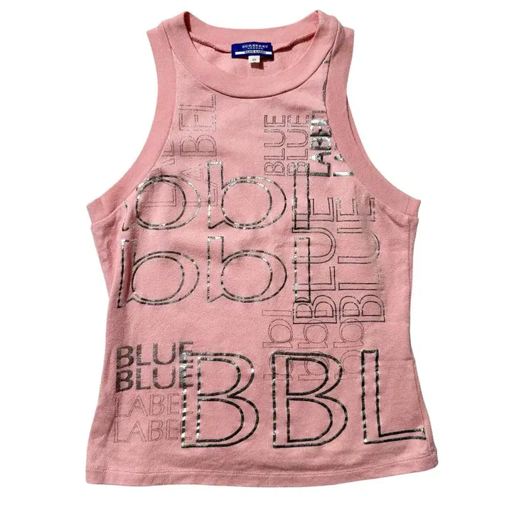 [BUNJANG] Burberry Blue Label Sleeveless T-Shirt / [여S-M] 버버리 블루라벨 BBL 슬리브리스 티셔츠