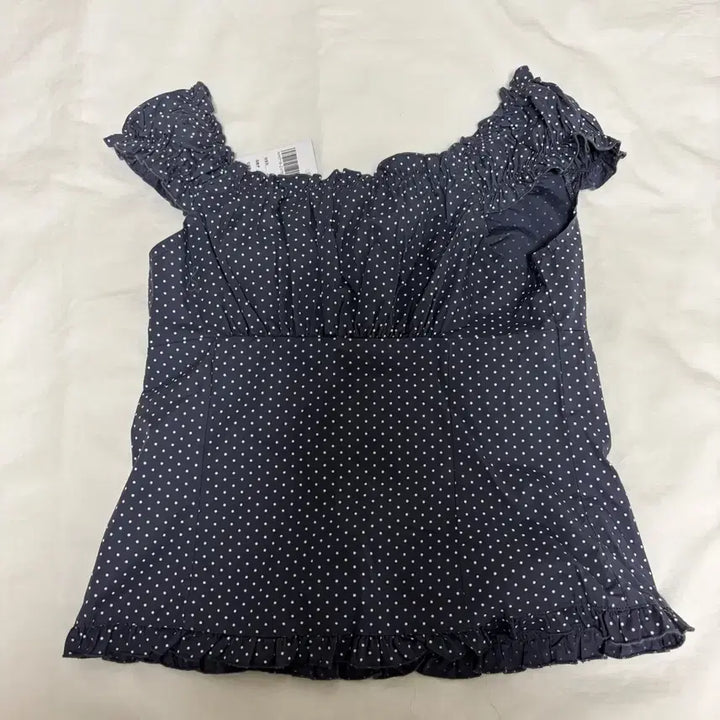 [BUNJANG] Melville Dot Sleeveless Blouse / 브랜드멜빌 도트 나시 블라우스