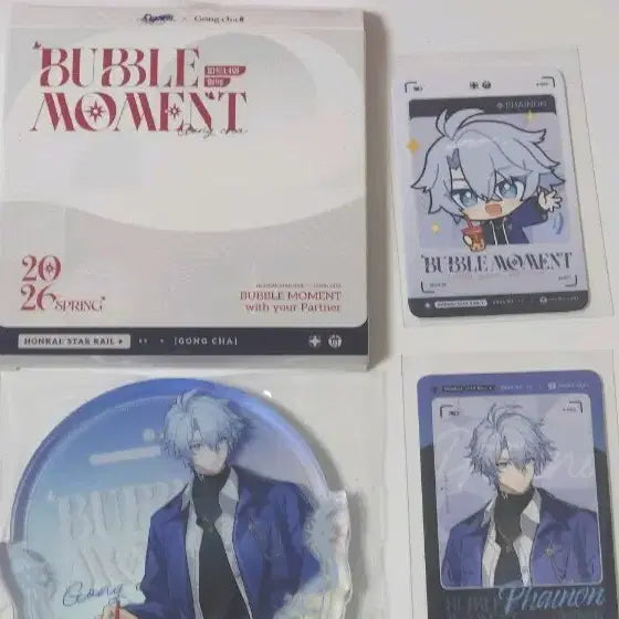 [BUNJANG] Honkai: Star Rail x Gong Cha Collaboration Painon Acrylic Coaster &amp; Photocard Set / 붕괴 스타레일 공차 콜라보 파이논 아크릴 코스터