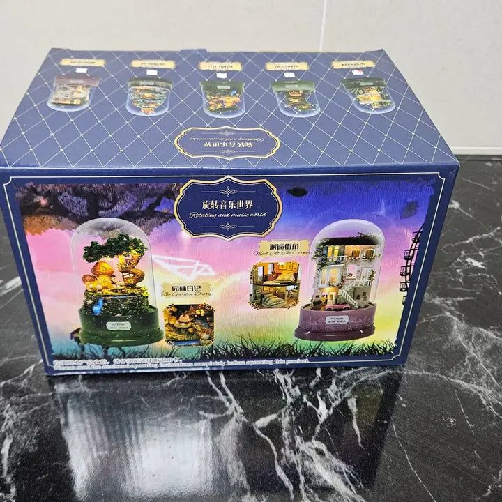 [BUNJANG] DIY Miniature Music Box Dome House / 빙글빙글 돌아가는  DIY 미니어처 오르골 돔 하우스