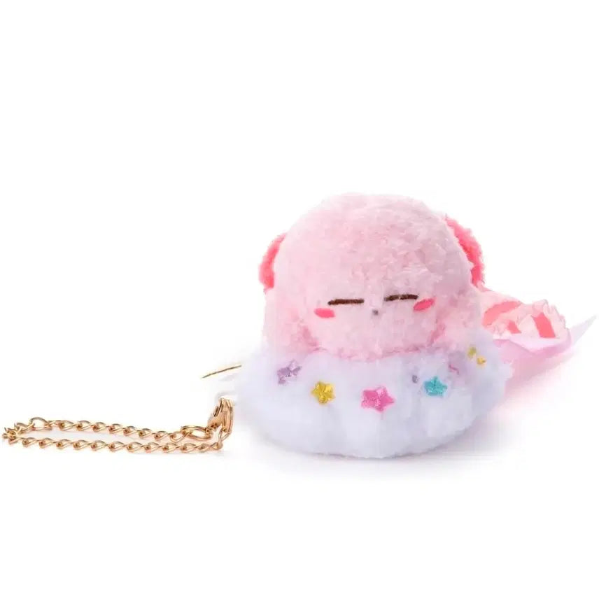 [BUNJANG] Kirby Cloud Plush Keychain / 별의 커비 구름 인형 키링