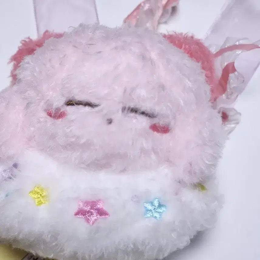[BUNJANG] Kirby Cloud Plush Keychain / 별의 커비 구름 인형 키링