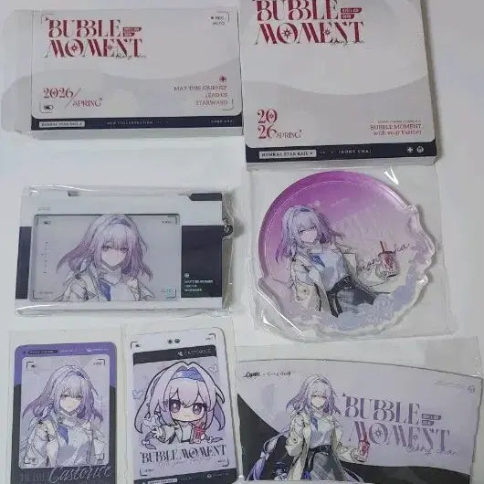 [BUNJANG] Honkai Star Rail x Gong Cha Collaboration Acrylic Coaster &amp; Keyring Set / 붕괴 스타레일 x 공차 콜라보 카스 아크릴 코스터 키링 세트