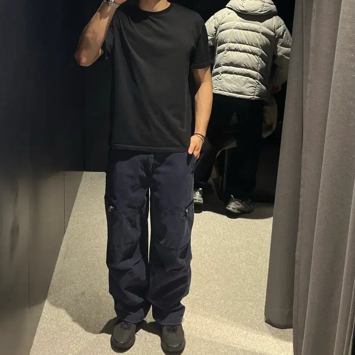 [BUNJANG] ZARA Parachute Cargo Pants / 자라 파라슈트 카고 팬츠