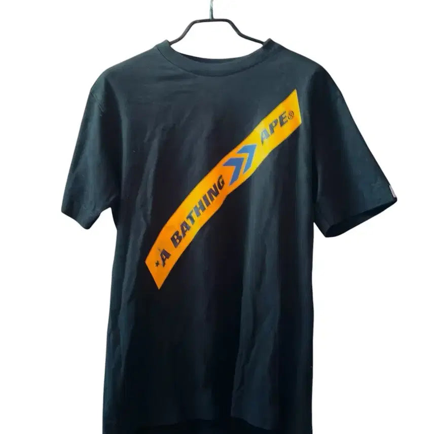 [BUNJANG] A Bathing Ape Black Short Sleeve T-Shirt / 베이프 A BATHING APE 검정 반팔 티셔츠