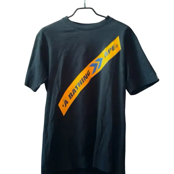 [BUNJANG] A Bathing Ape Black Short Sleeve T-Shirt / 베이프 A BATHING APE 검정 반팔 티셔츠