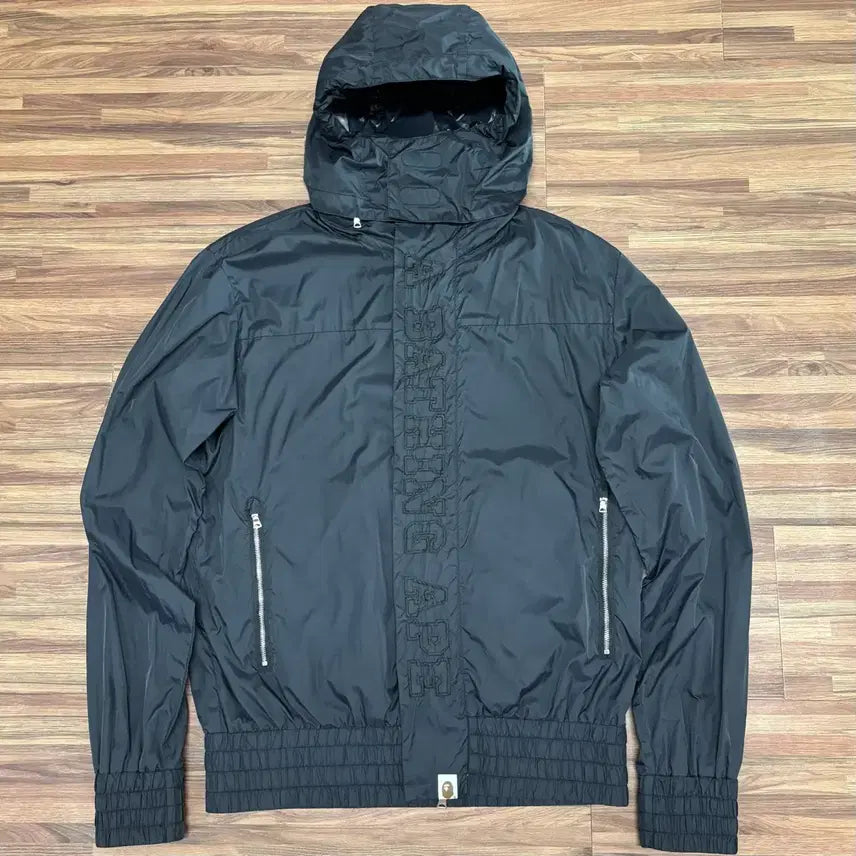 [BUNJANG] BAPE Nylon Shell M65 Techwear Biker Two-Way Zip-Up Hooded Jacket / OG 베이프 나일론쉘 m65 테크 웨어 바이커 투웨이 집업 후드 자켓