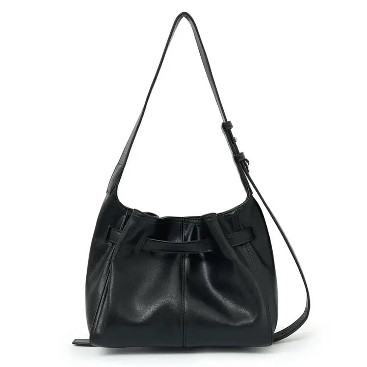 [BUNJANG] Matin Kim Belted Volun Small Bucket Bag Black / 마뗑 킴 벨티드 볼른 스몰 버킷 백 블랙